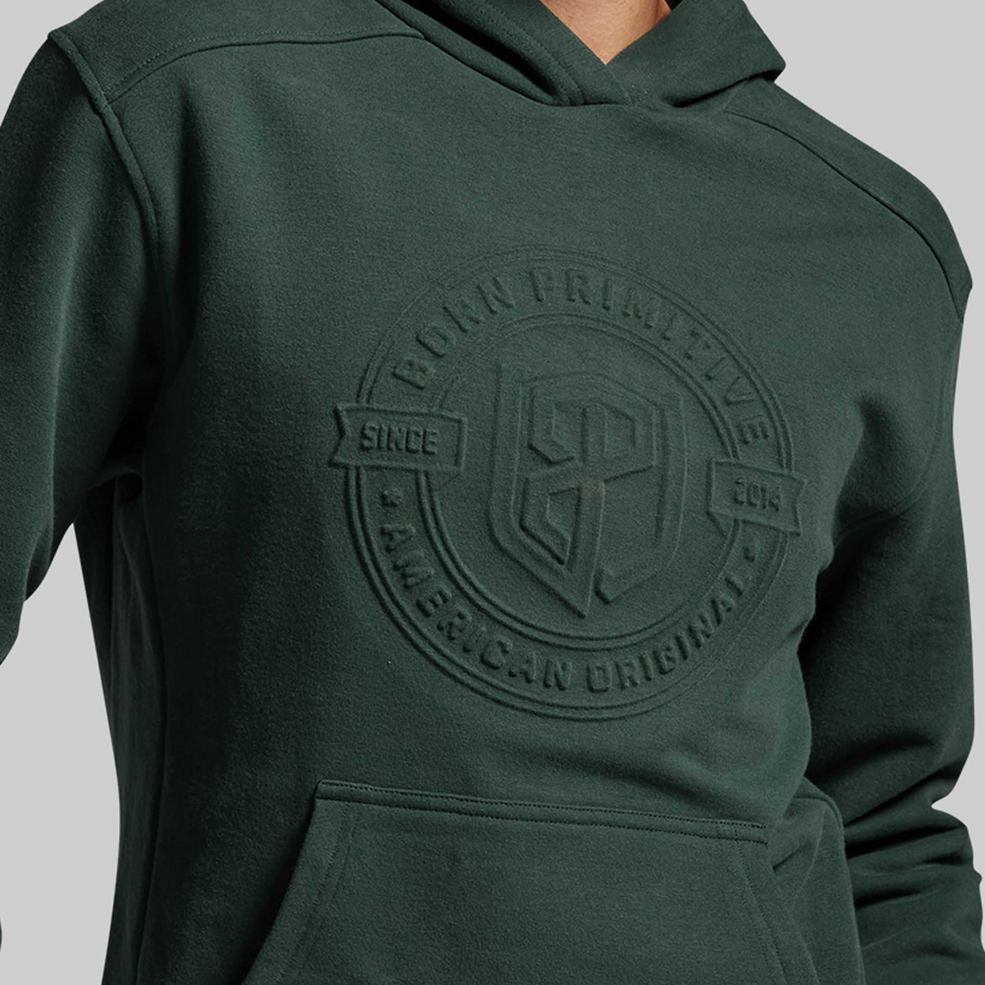 American Original Embossed Women's Unmatched Hoodie (Grove) - Image 3