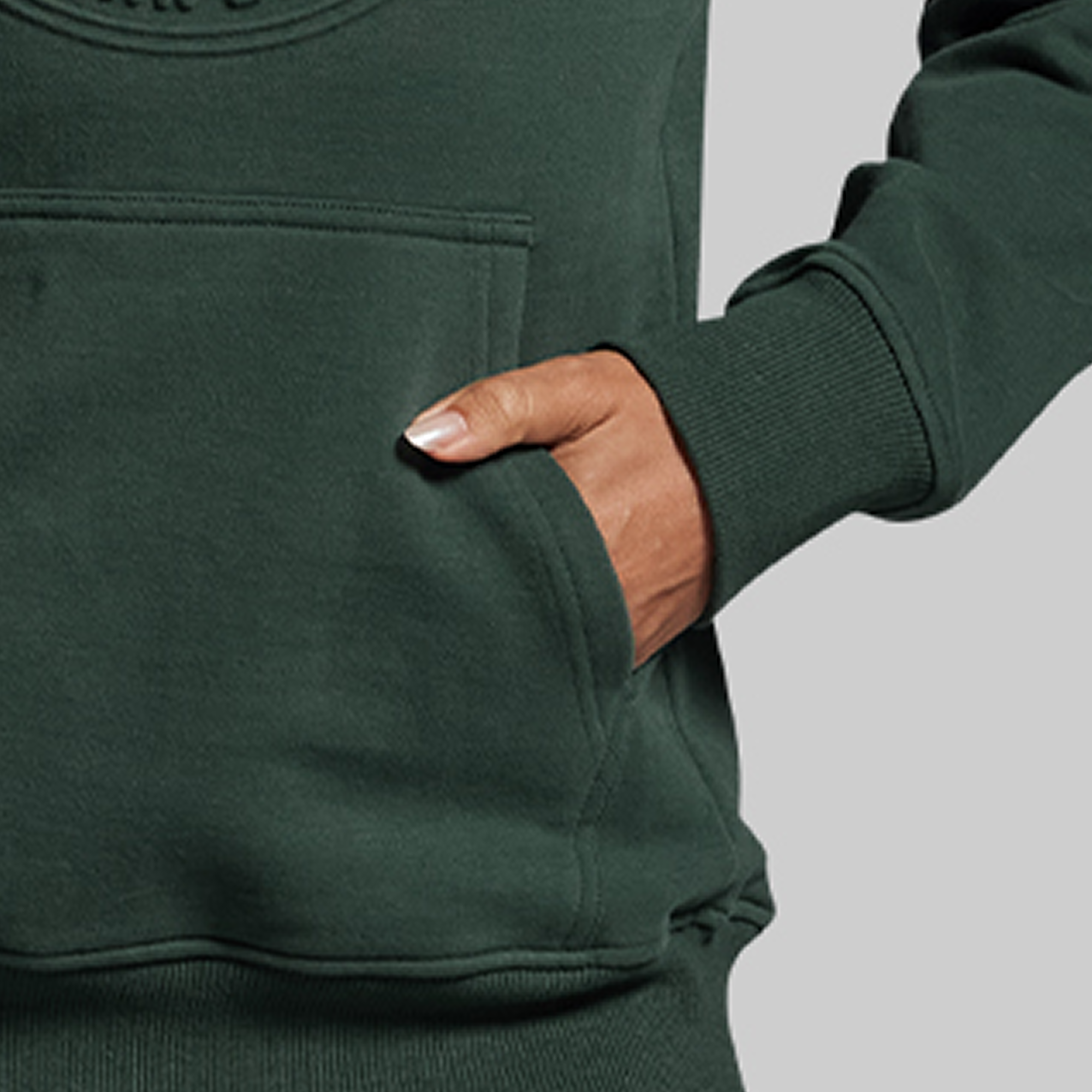 American Original Embossed Women's Unmatched Hoodie (Grove) - Image 4