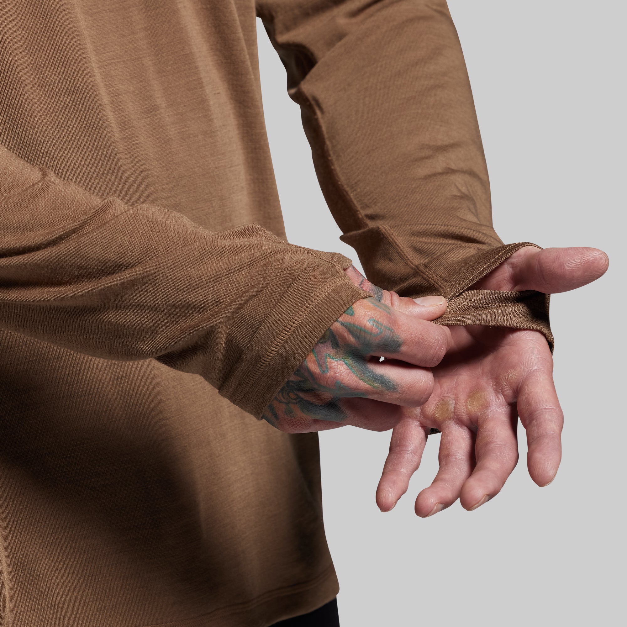 Ridgeline Merino Thermal Top 165 (Coyote Brown) - Image 4