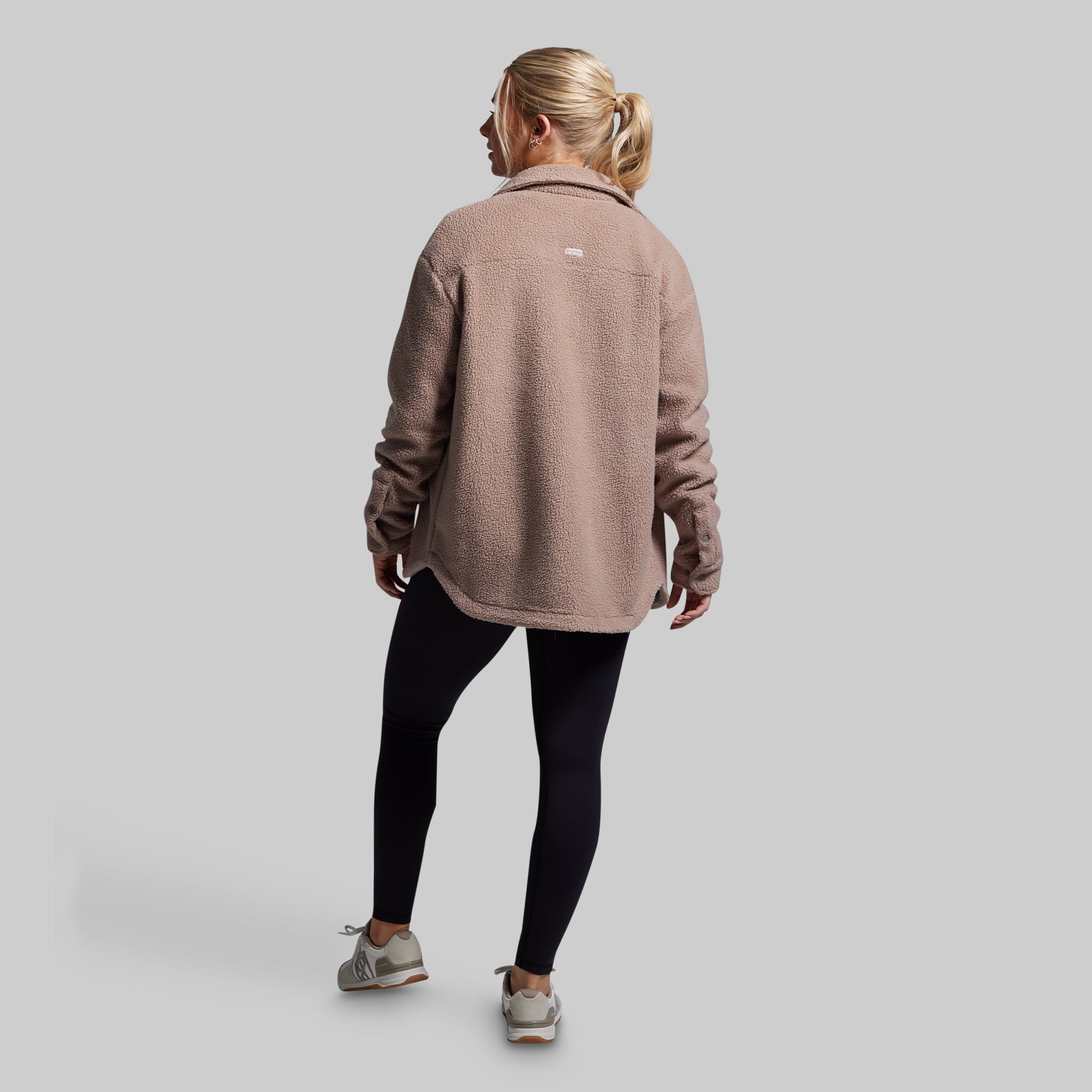 Between the Lines Fleece Jacket (Java) - Image 7